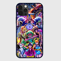 Чехол для iPhone 12 Pro Max ONE PIECE ВАН ПИС ПЕРСОНАЖИ, цвет: 3D-черный