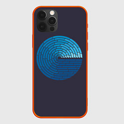 Чехол для iPhone 12 Pro Max Ocean Mosaik, цвет: 3D-красный