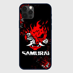 Чехол для iPhone 12 Pro Max SAMURAI CYBERPUNK 2077, цвет: 3D-черный