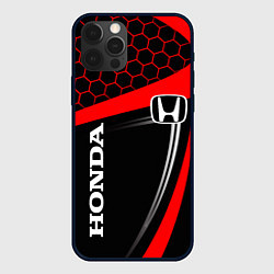 Чехол для iPhone 12 Pro Max HONDA ХОНДА SPORT, цвет: 3D-черный