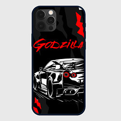 Чехол для iPhone 12 Pro Max NISSAN GT-R GODZILLA, цвет: 3D-черный