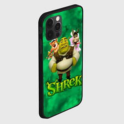 Чехол для iPhone 12 Pro Max Шрек, Осел, Пиннокио и свин, цвет: 3D-черный — фото 2