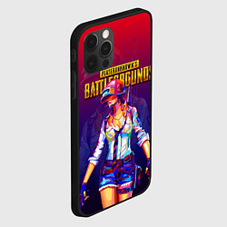 Чехол для iPhone 12 Pro Max PUBG GIRL ПАБГ ДЕВУШКА, цвет: 3D-черный — фото 2