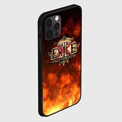 Чехол для iPhone 12 Pro Max Path of Exile Logo Путь изгнанника Лого Z, цвет: 3D-черный — фото 2