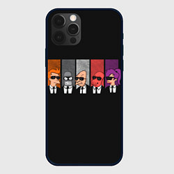 Чехол для iPhone 12 Pro Max Agents Futurama, цвет: 3D-черный