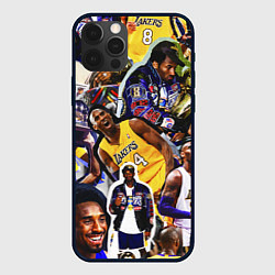 Чехол для iPhone 12 Pro Max КОБИ БРАЙАНТ KOBE BRYANT, цвет: 3D-черный