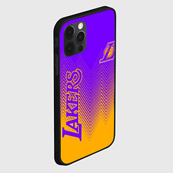 Чехол для iPhone 12 Pro Max LOS ANGELES LAKERS ЛЕЙКЕРС, цвет: 3D-черный — фото 2