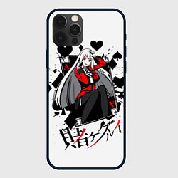 Чехол для iPhone 12 Pro Max Kakegurui Безумный азарт, цвет: 3D-черный