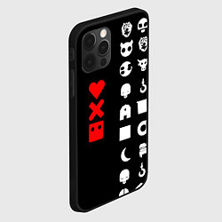 Чехол для iPhone 12 Pro Max Любовь, смерть и роботы, цвет: 3D-черный — фото 2
