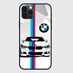 Чехол для iPhone 12 Pro Max BMW БМВ M PERFORMANCE, цвет: 3D-черный