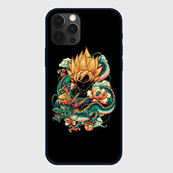 Чехол iPhone 12 Pro Max Dragon Ball Retro Style