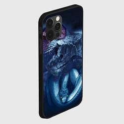 Чехол для iPhone 12 Pro Max Мифические змеи, цвет: 3D-черный — фото 2