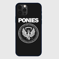 Чехол для iPhone 12 Pro Max Pony x Ramones, цвет: 3D-черный