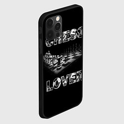 Чехол для iPhone 12 Pro Max Chess Lover Любитель шахмат, цвет: 3D-черный — фото 2