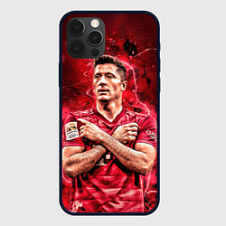 Чехол для iPhone 12 Pro Max Левандовски Lewandowski 9, цвет: 3D-черный