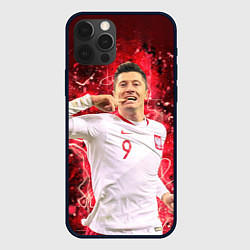 Чехол для iPhone 12 Pro Max Lewandowski Левандовски 9, цвет: 3D-черный