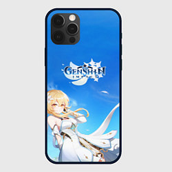 Чехол для iPhone 12 Pro Max Genshin Impact Lumine, цвет: 3D-черный