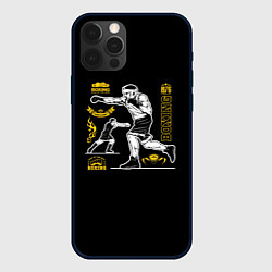 Чехол для iPhone 12 Pro Max BOXING, цвет: 3D-черный