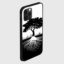 Чехол для iPhone 12 Pro Max ДЕРЕВО ИНЬ-ЯНЬ, цвет: 3D-черный — фото 2