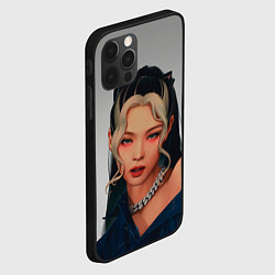 Чехол для iPhone 12 Pro Max Hot Jennie, цвет: 3D-черный — фото 2