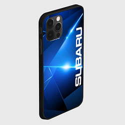 Чехол для iPhone 12 Pro Max Subaru, цвет: 3D-черный — фото 2