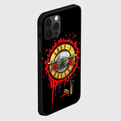 Чехол для iPhone 12 Pro Max GUNS N ROSES, цвет: 3D-черный — фото 2