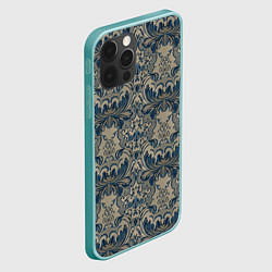 Чехол для iPhone 12 Pro Max Классические узоры Versace, цвет: 3D-мятный — фото 2