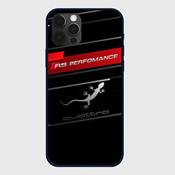 Чехол для iPhone 12 Pro Max RS PERFOMANCE QUATTRO Z, цвет: 3D-черный