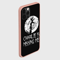 Чехол для iPhone 12 Pro Max Charlie is missing me, цвет: 3D-светло-розовый — фото 2