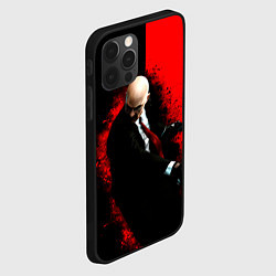 Чехол для iPhone 12 Pro Max Hitman splash, цвет: 3D-черный — фото 2