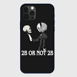 Чехол для iPhone 12 Pro Max 2B OR NOT 2B, цвет: 3D-черный