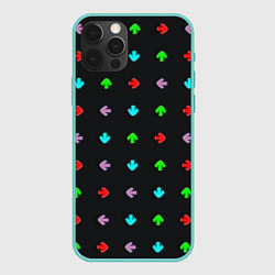 Чехол для iPhone 12 Pro Max Friday night funky arrows, цвет: 3D-мятный