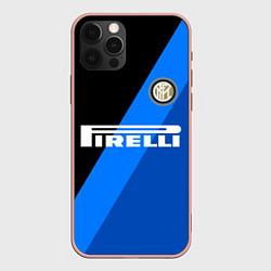 Чехол для iPhone 12 Pro Max INTERNATIONAL INTER MILAN, цвет: 3D-светло-розовый