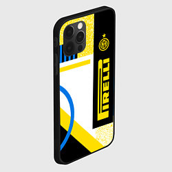 Чехол для iPhone 12 Pro Max ФК «Интер Милан» 202021, цвет: 3D-черный — фото 2