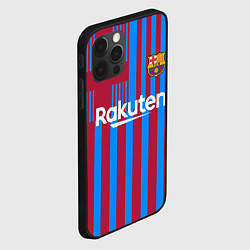 Чехол для iPhone 12 Pro Max Домашняя форма ФК «Барселона», цвет: 3D-черный — фото 2