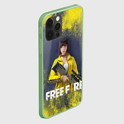 Чехол для iPhone 12 Pro Max GARENA FREEFIRE БАТЛГРАУНД Z, цвет: 3D-салатовый — фото 2