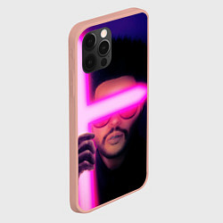 Чехол для iPhone 12 Pro Max The Weeknd - Blinding Lights, цвет: 3D-светло-розовый — фото 2