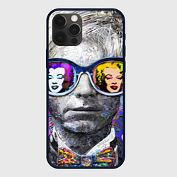 Чехол для iPhone 12 Pro Max Andy Warhol Энди Уорхол, цвет: 3D-черный