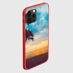Чехол для iPhone 12 Pro Max Пейзаж, цвет: 3D-красный — фото 2