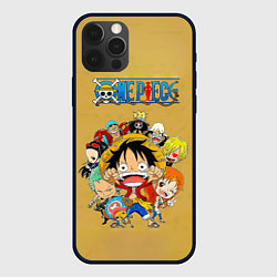 Чехол для iPhone 12 Pro Max Персонажи One Piece Большой куш, цвет: 3D-черный