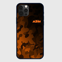 Чехол iPhone 12 Pro Max KTM КТМ CAMO RACING