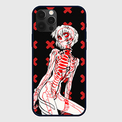 Чехол iPhone 12 Pro Max Ева 00 Аянами Рей в X Ray