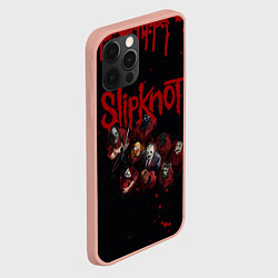 Чехол для iPhone 12 Pro Max SLIPKNOT СЛИПКНОТ Z, цвет: 3D-светло-розовый — фото 2