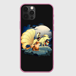 Чехол для iPhone 12 Pro Max Принцесса Мононоке х Покемоны, цвет: 3D-малиновый