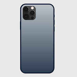 Чехол для iPhone 12 Pro Max GRADIENT 50 SHADES OF GREY, цвет: 3D-черный