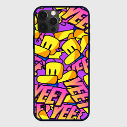 Чехол для iPhone 12 Pro Max ROBLOX РОБЛОКС YEET, цвет: 3D-черный