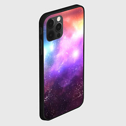 Чехол для iPhone 12 Pro Max Космос, сияние и звезды, цвет: 3D-черный — фото 2