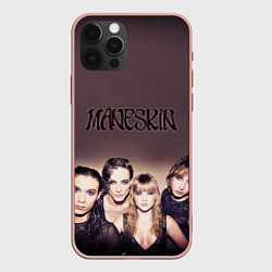 Чехол для iPhone 12 Pro Max Maneskin, цвет: 3D-светло-розовый