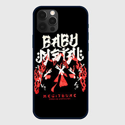 Чехол для iPhone 12 Pro Max Trio metal, цвет: 3D-черный