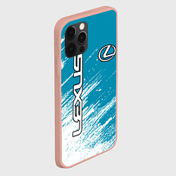 Чехол для iPhone 12 Pro Max Лексус Lexus, цвет: 3D-светло-розовый — фото 2